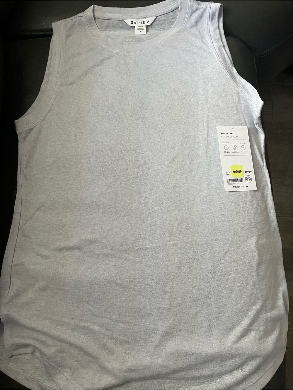 Athleta Women’s Sleeveless Tank Top - Light Gray